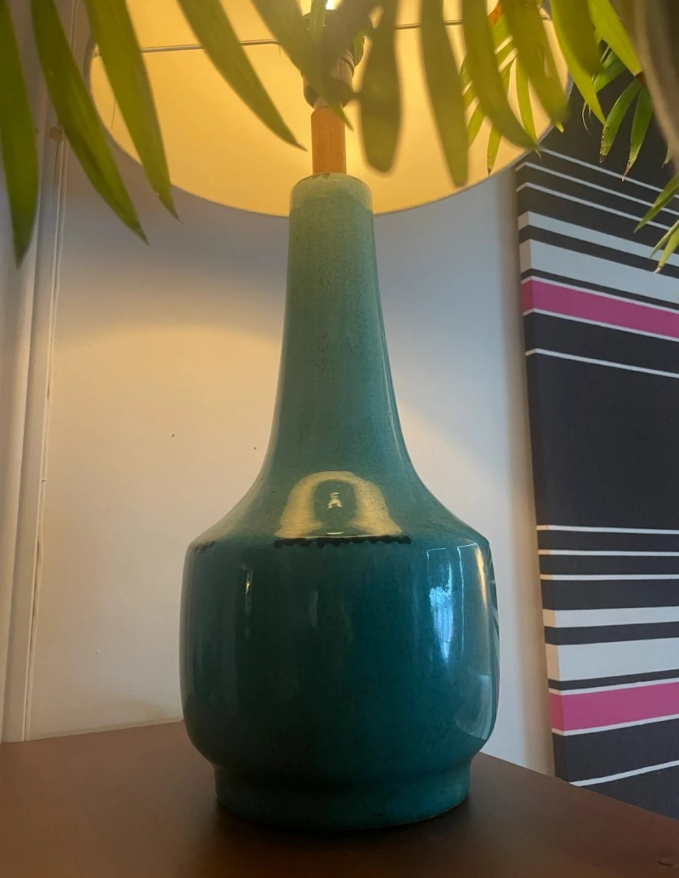 Mid-Century Style Ceramic Table Lamp - photo 4