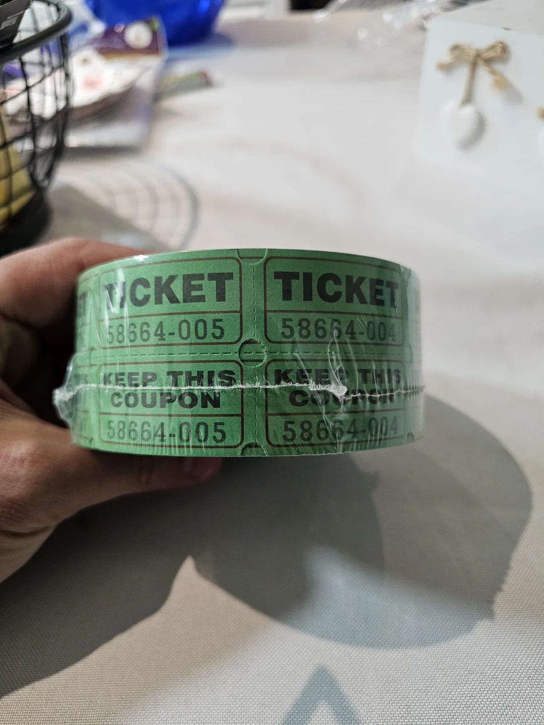 Roll of Green Raffle Tickets - photo 3