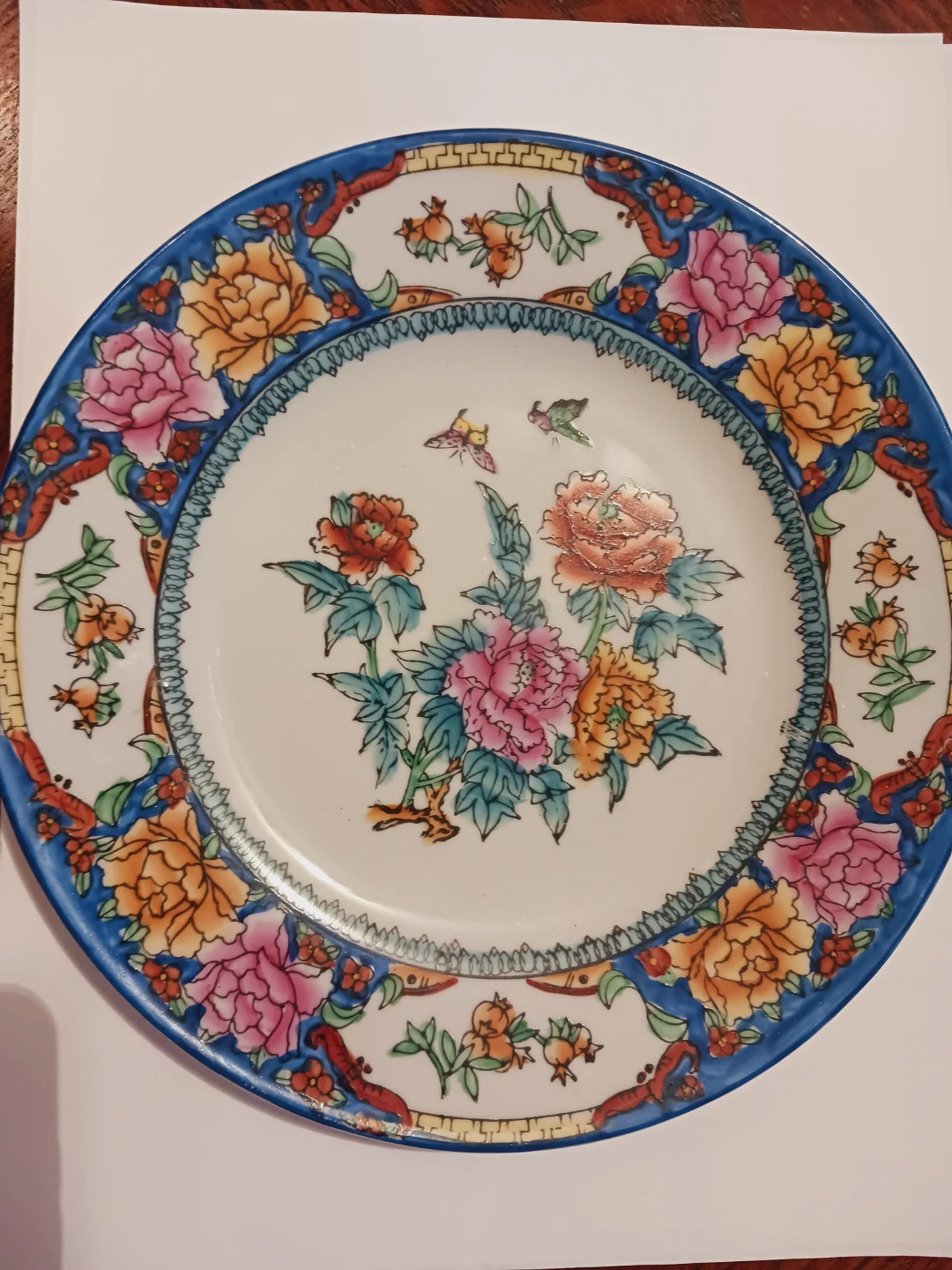 Beautiful Vintage Decorative Floral  Plate - photo 2