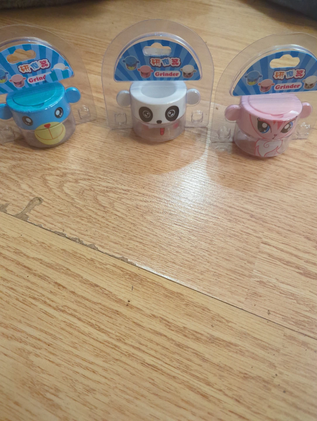Set of 3 Animal Character Manual Grinders