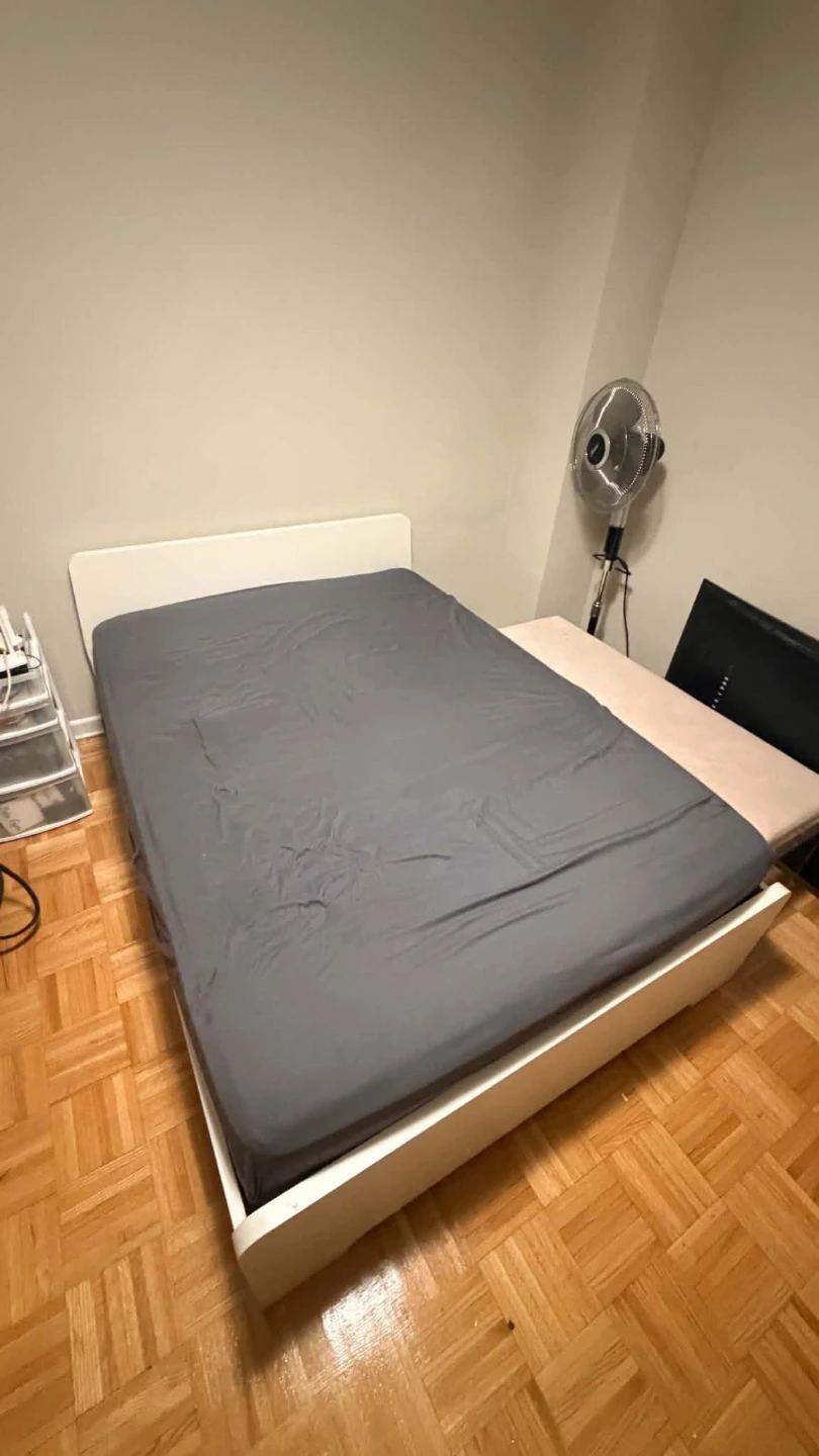 IKEA Malm White Double Bed Frame