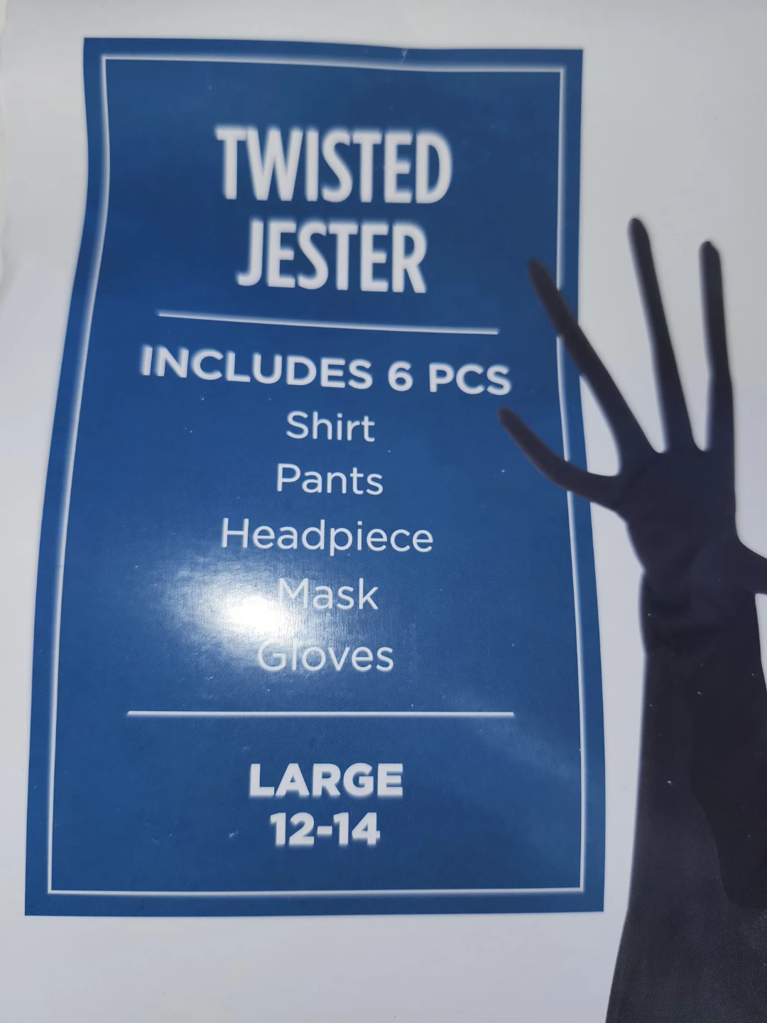 NEW Twisted Jester Halloween Costume XLarge - 14-16 - photo 5