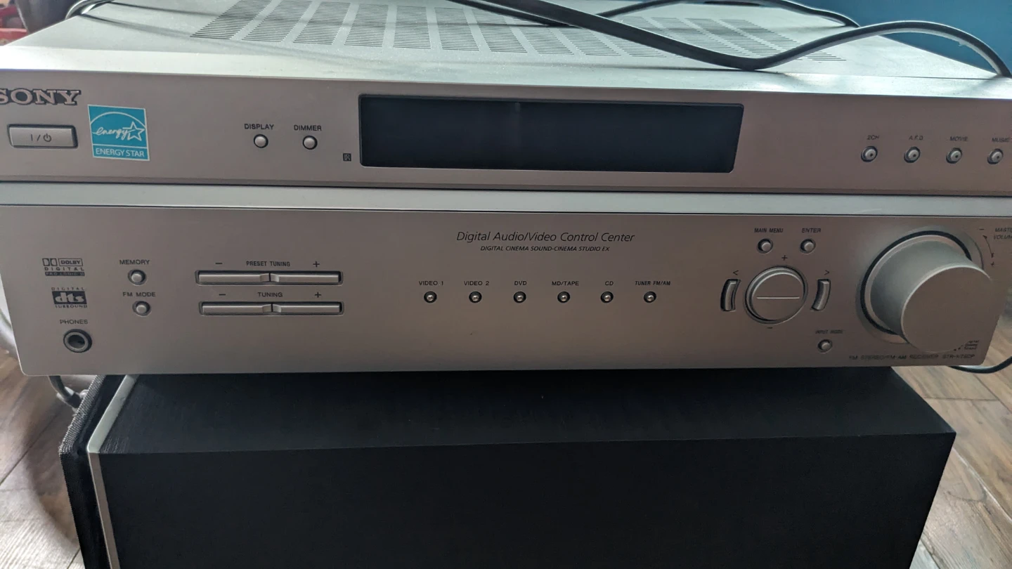 Sony Receiver and Polk Audio Subwoofer