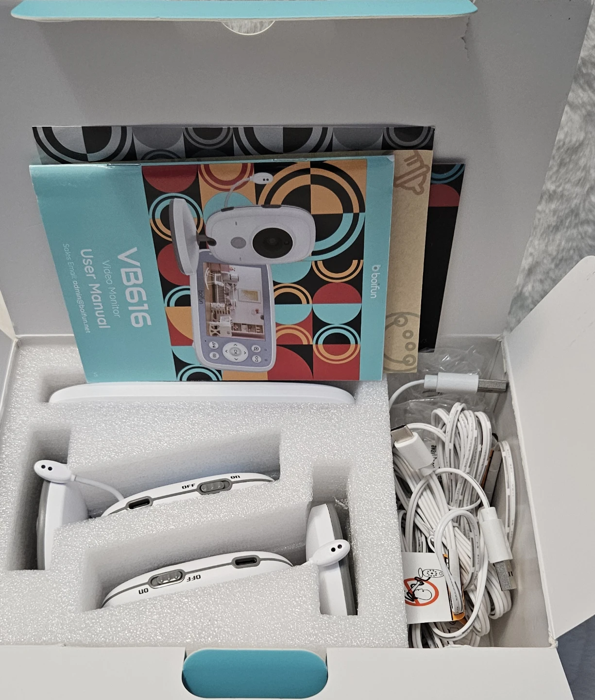Boifun VB616 Video Monitor 2 cameras