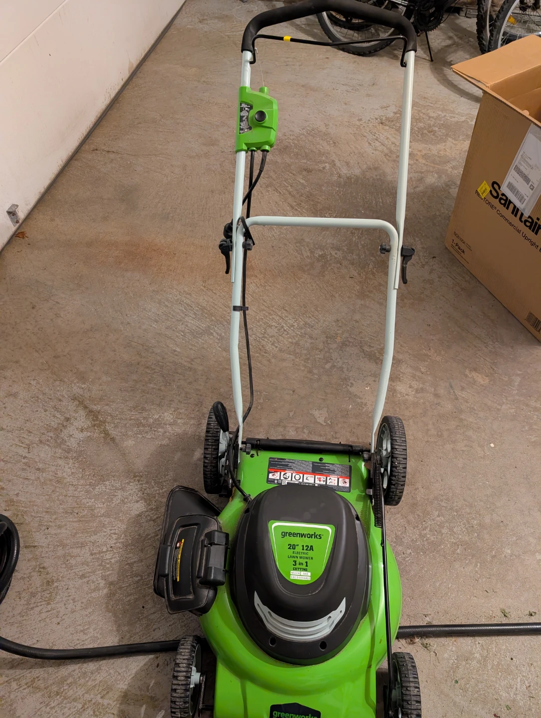 Greenworks 20" 12A Electric Lawn Mower - photo 4