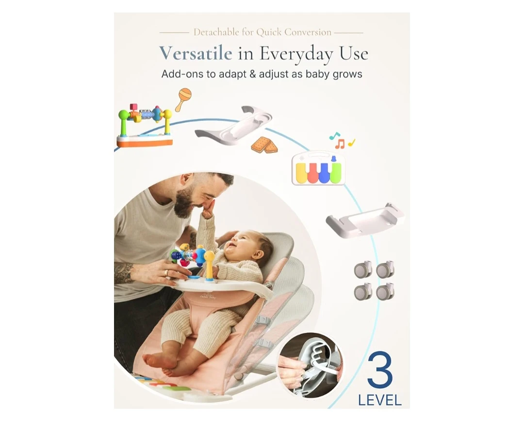 Cuddo Baby Versatile Bouncer and Activity Chair - photo 3
