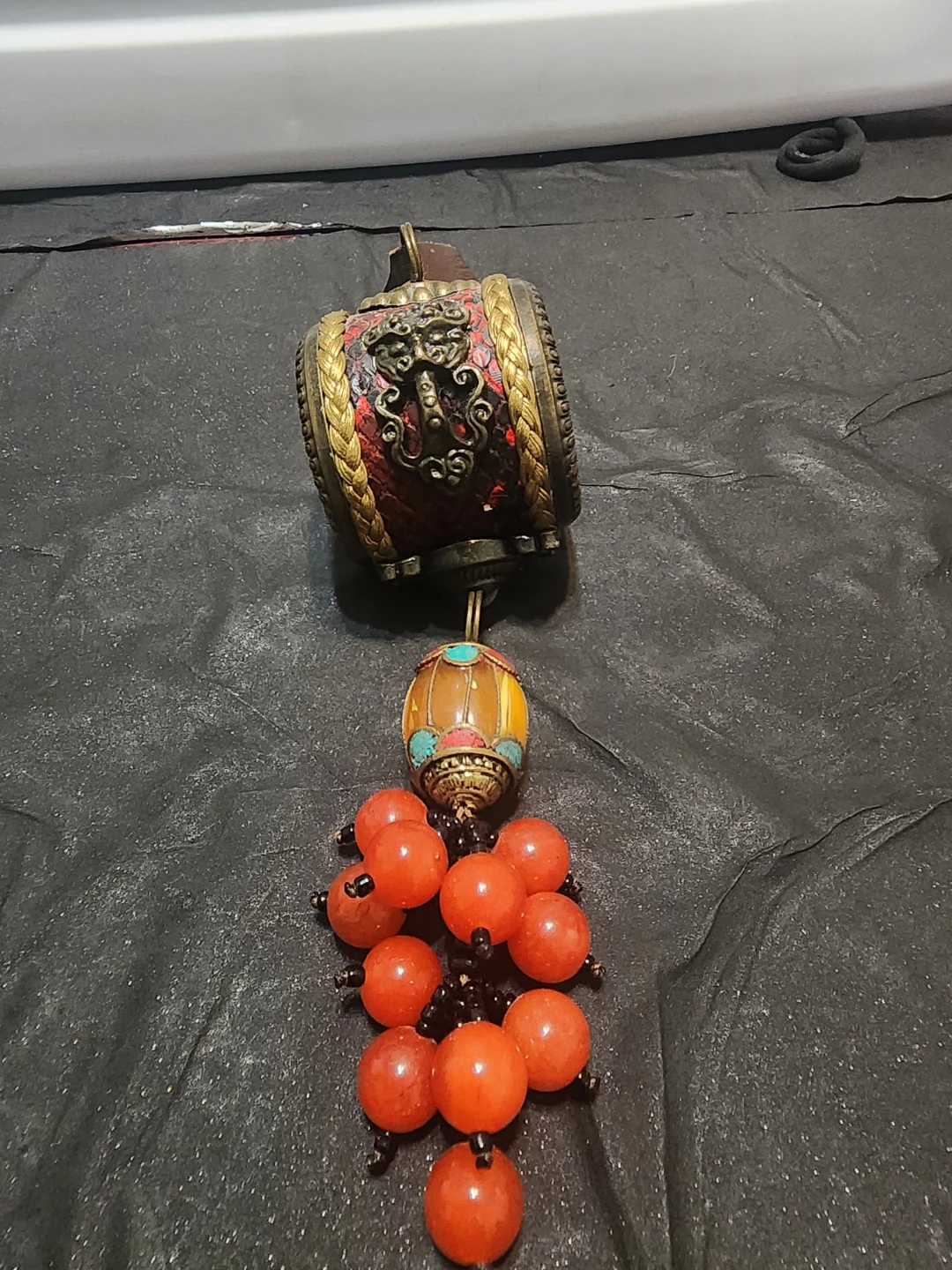 Decorative Ornate Barrel Hanging Ornament - photo 3