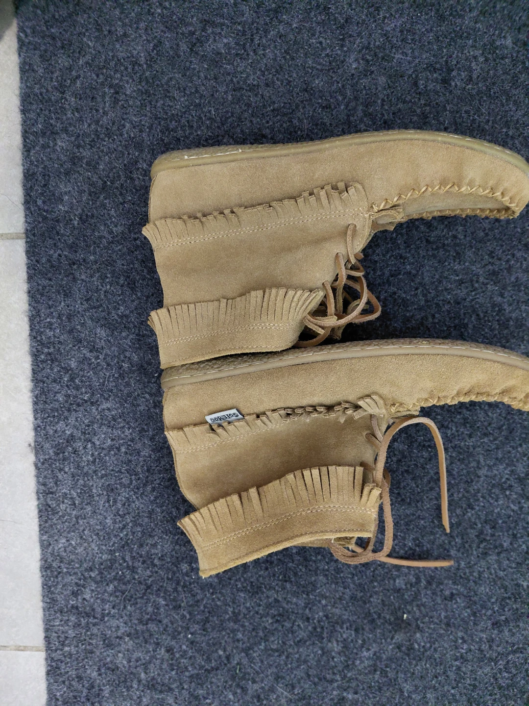 SoftMoc Suede Fringe Moccasin Boots - photo 3