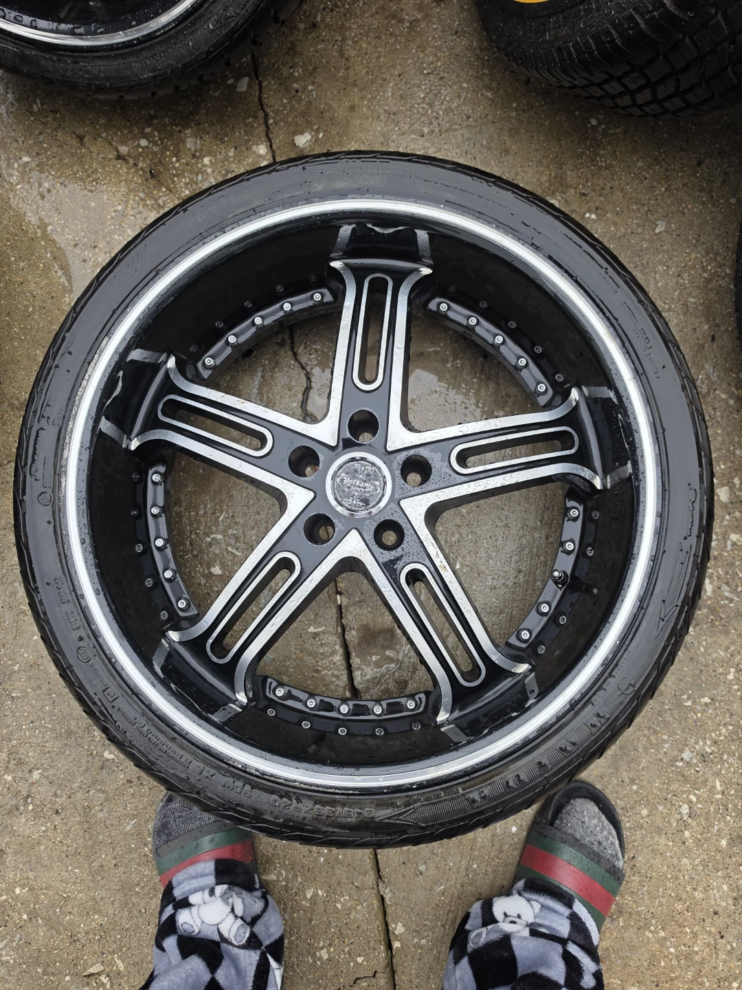 5 - 20 inch Versante rims wheels 5x112 w new tires - photo 4