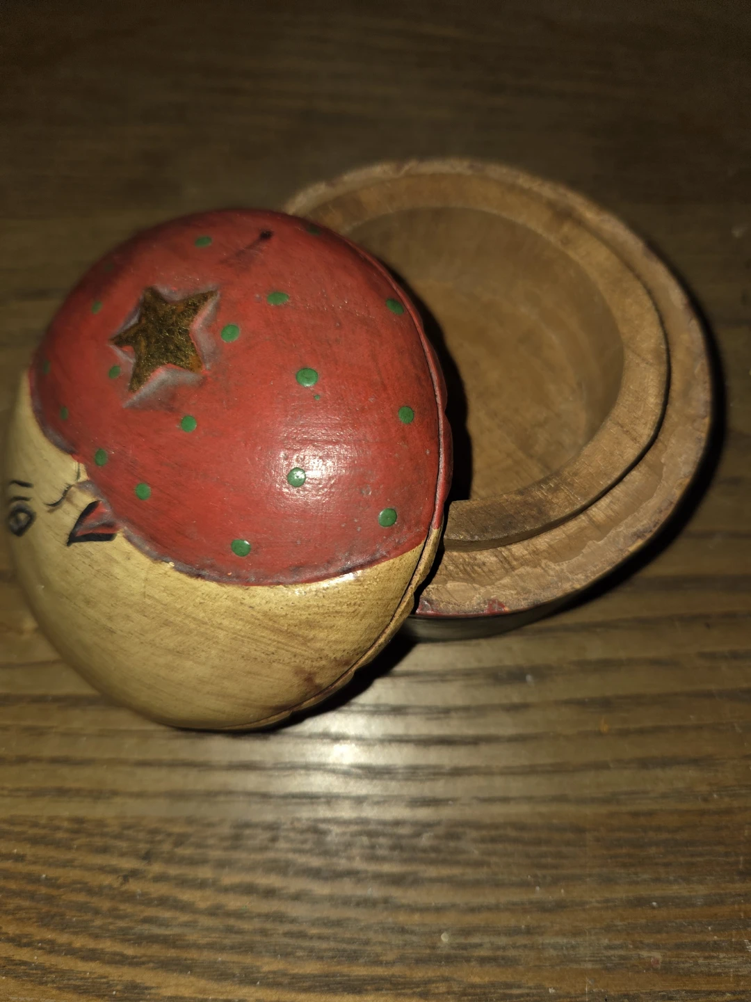 Decorative Hand-Painted Wooden Trinket Box - photo 2
