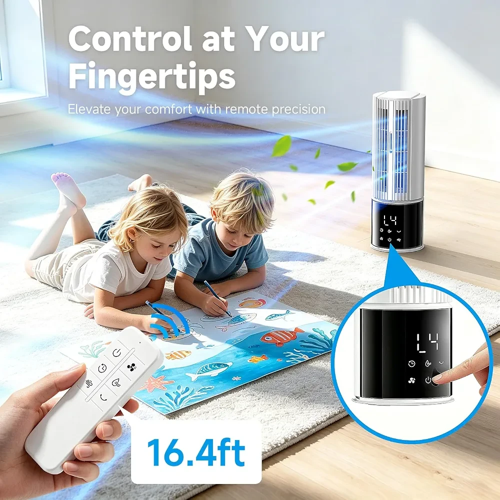 6-in-1 Portable Air Conditioner Cooling Fan - photo 2