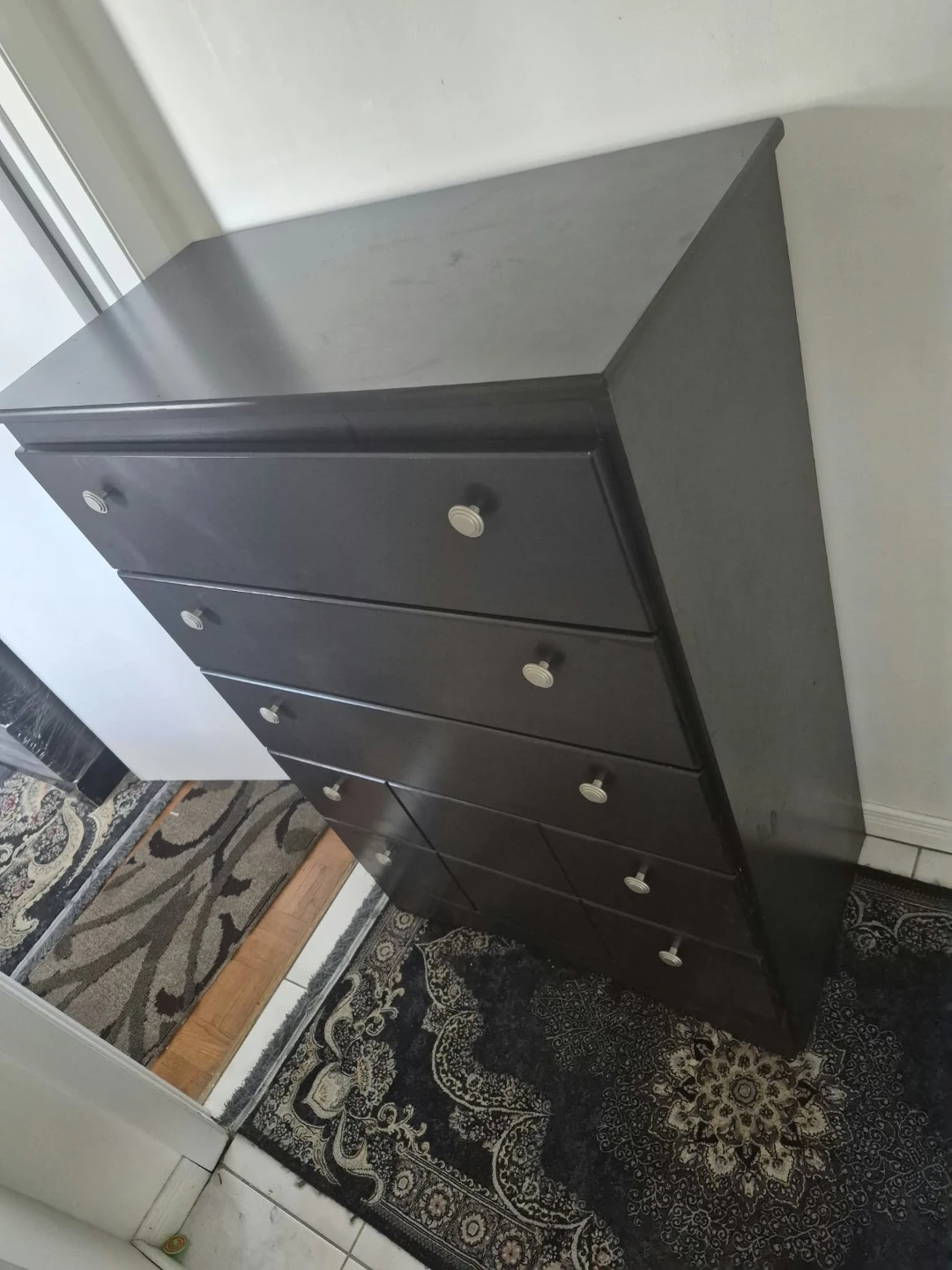 Black Chest of Drawers - photo 4