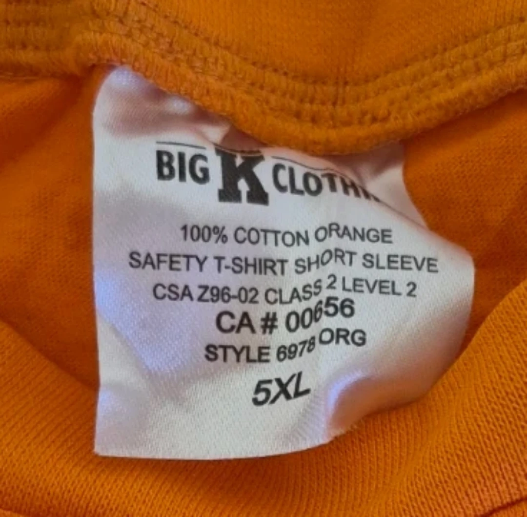 Men's Size 5X Safety Vest T-Shirt - photo 4