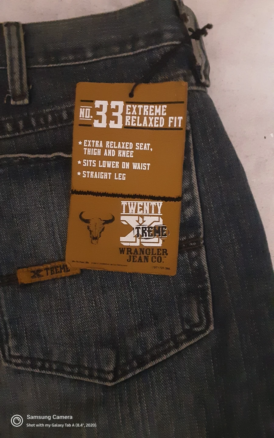 Wrangler Twenty X Extreme Relaxed Fit Jeans 36x34 - photo 3