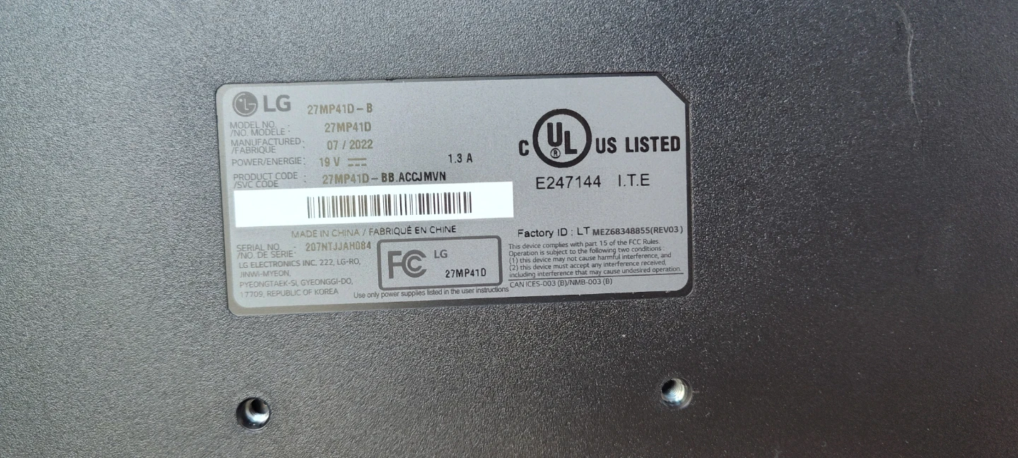 24" LG Monitor with HDMI and D-Sub - photo 4