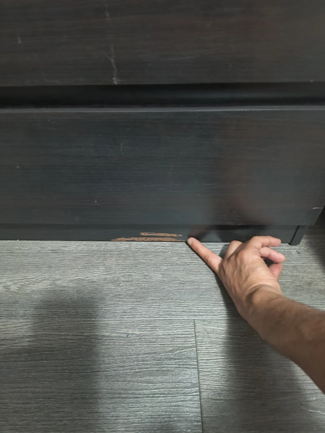 Dark Brown 5-Drawer Dresser - photo 4