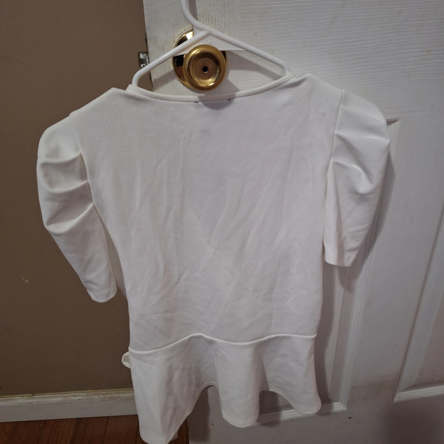 Papermoon White Wrap Top Size M - photo 2