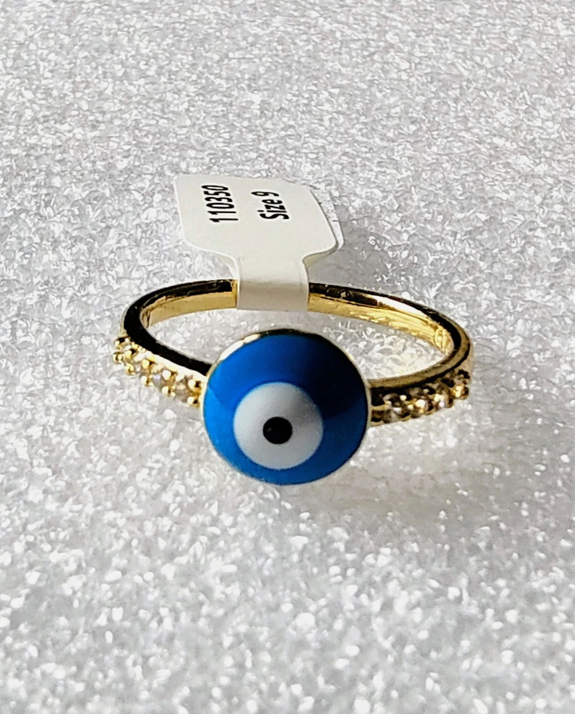 Gold filled Evil Eye Ring Size 9