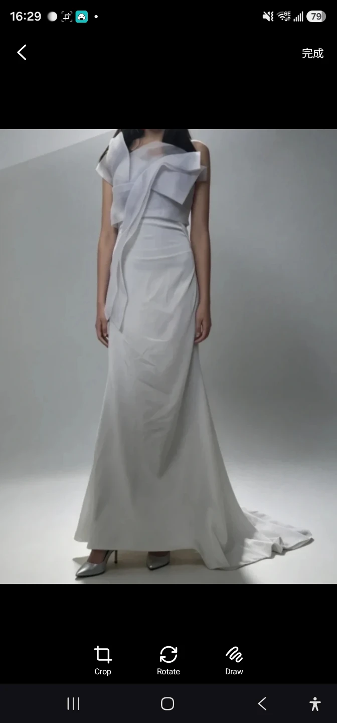 White Column Gown$40