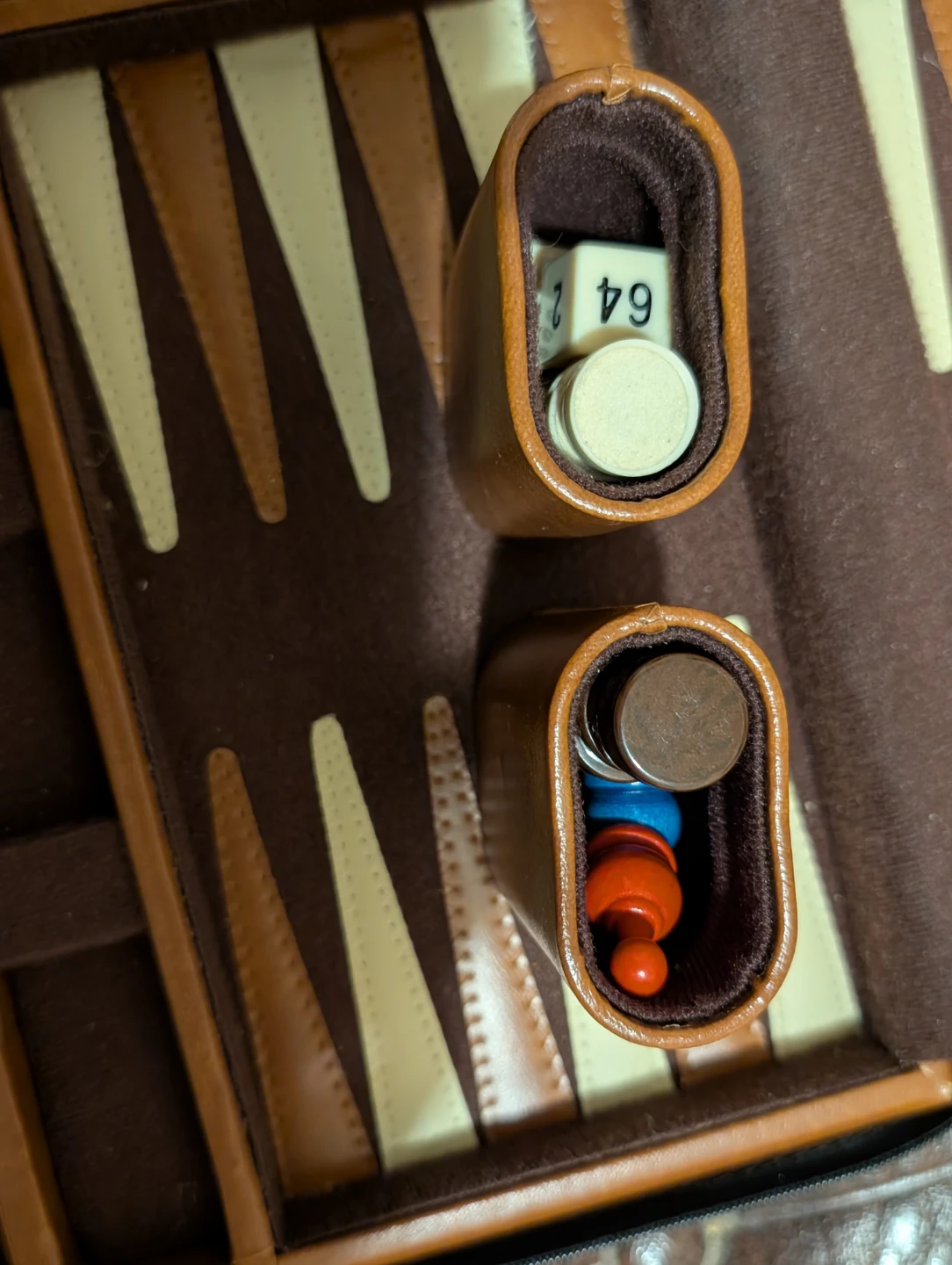 Portable Backgammon Set - photo 2