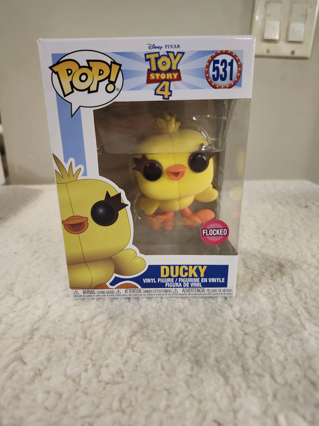 Funko Pop Toy Story 4 Ducky 531 Flocked
