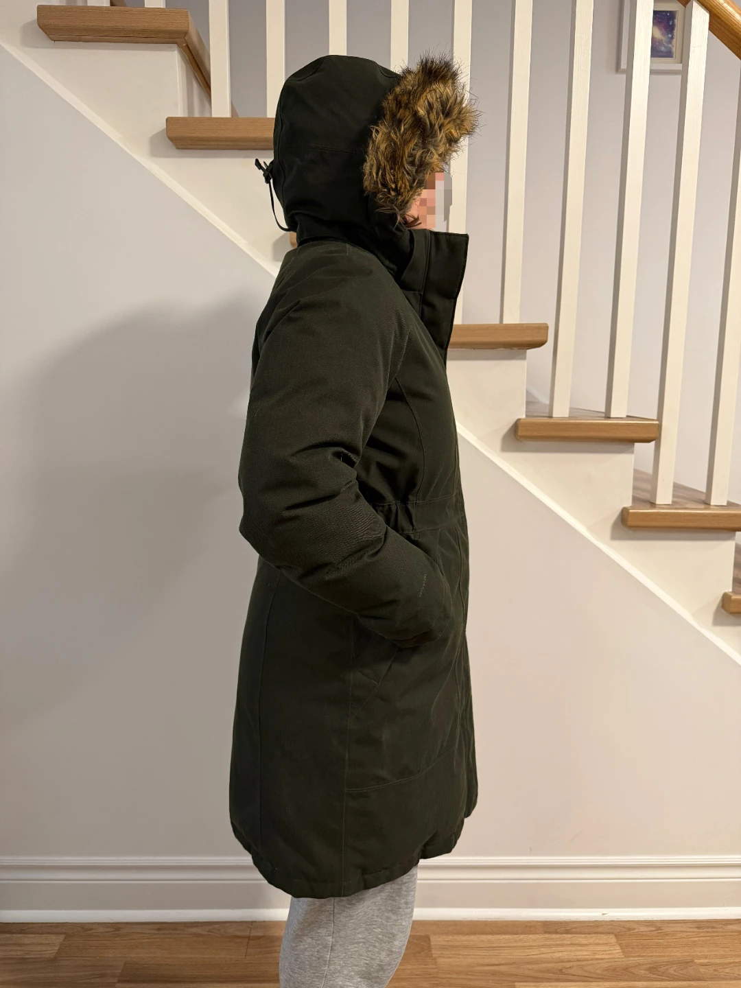 Women’s Medium North Face Arctic Parka in Green - Winter Jacket - photo 5