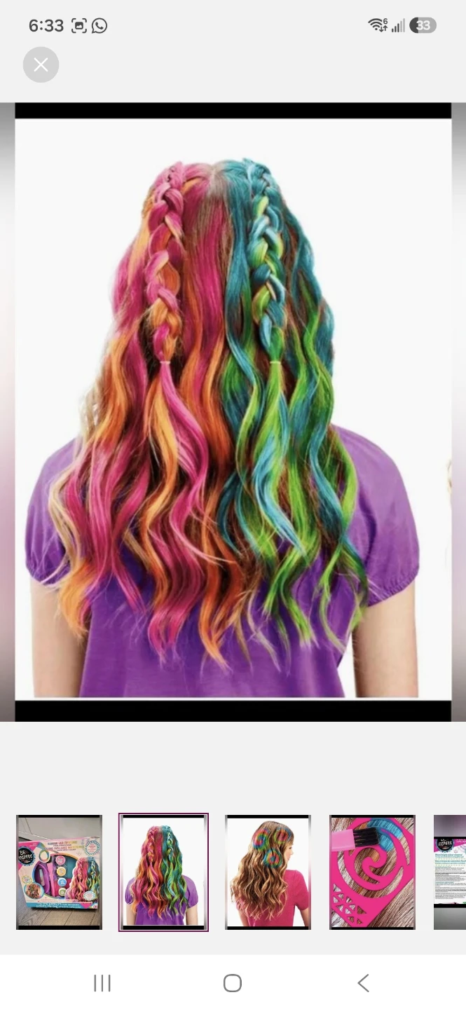 Be Inspired Cra-Z-Art Rainbow Hair Creations Kit - photo 2