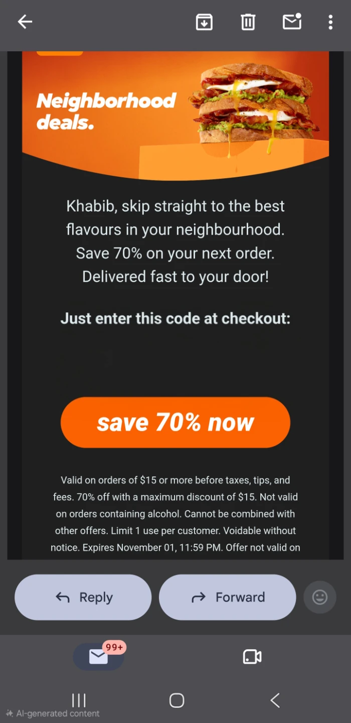 Skip the dish upto 15$ off/70% free