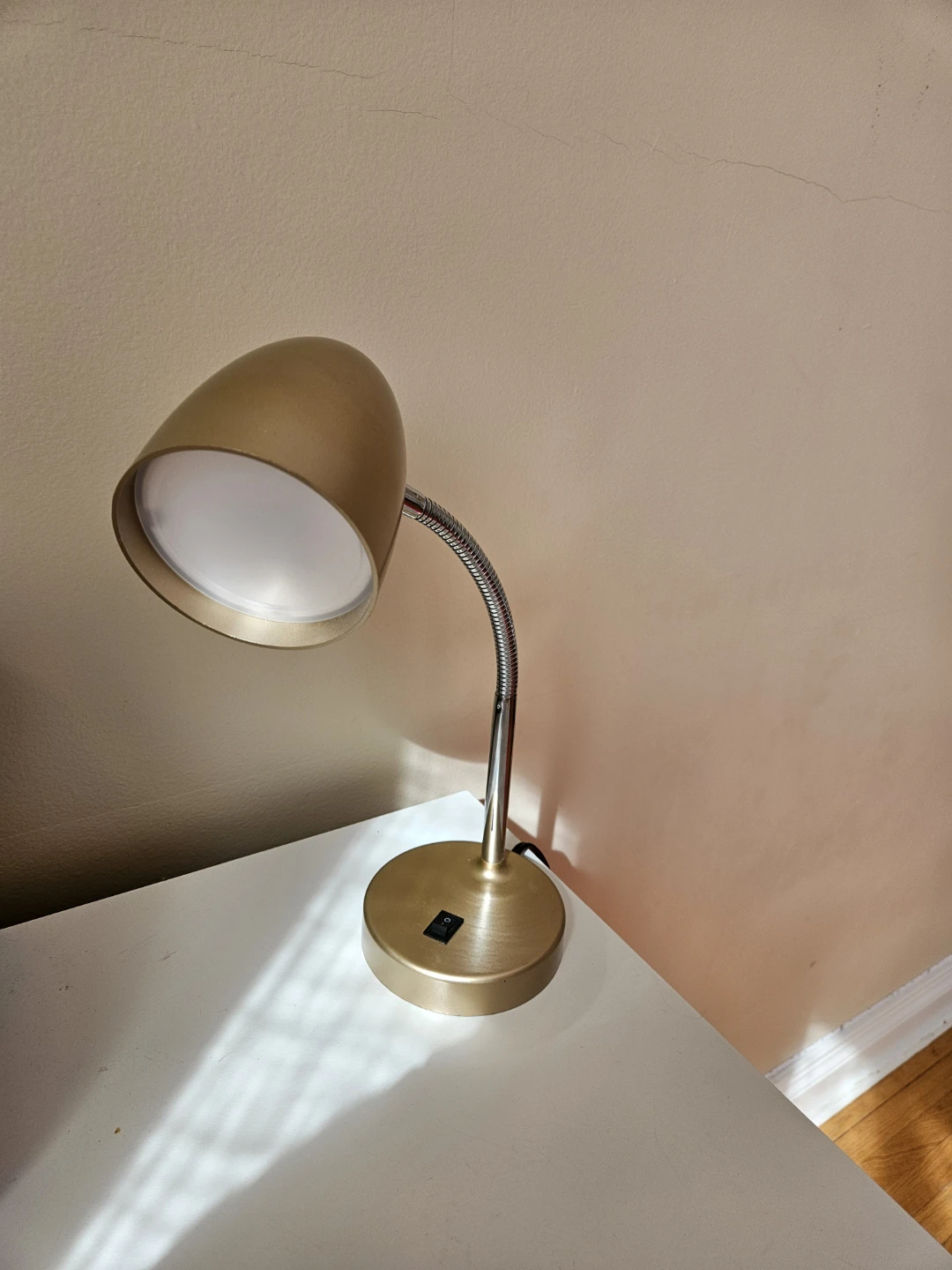 Gold Metal Desk Lamp