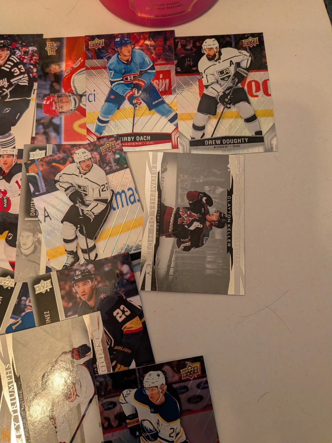 Collection of NHL Upper Deck Hockey Trading Cards