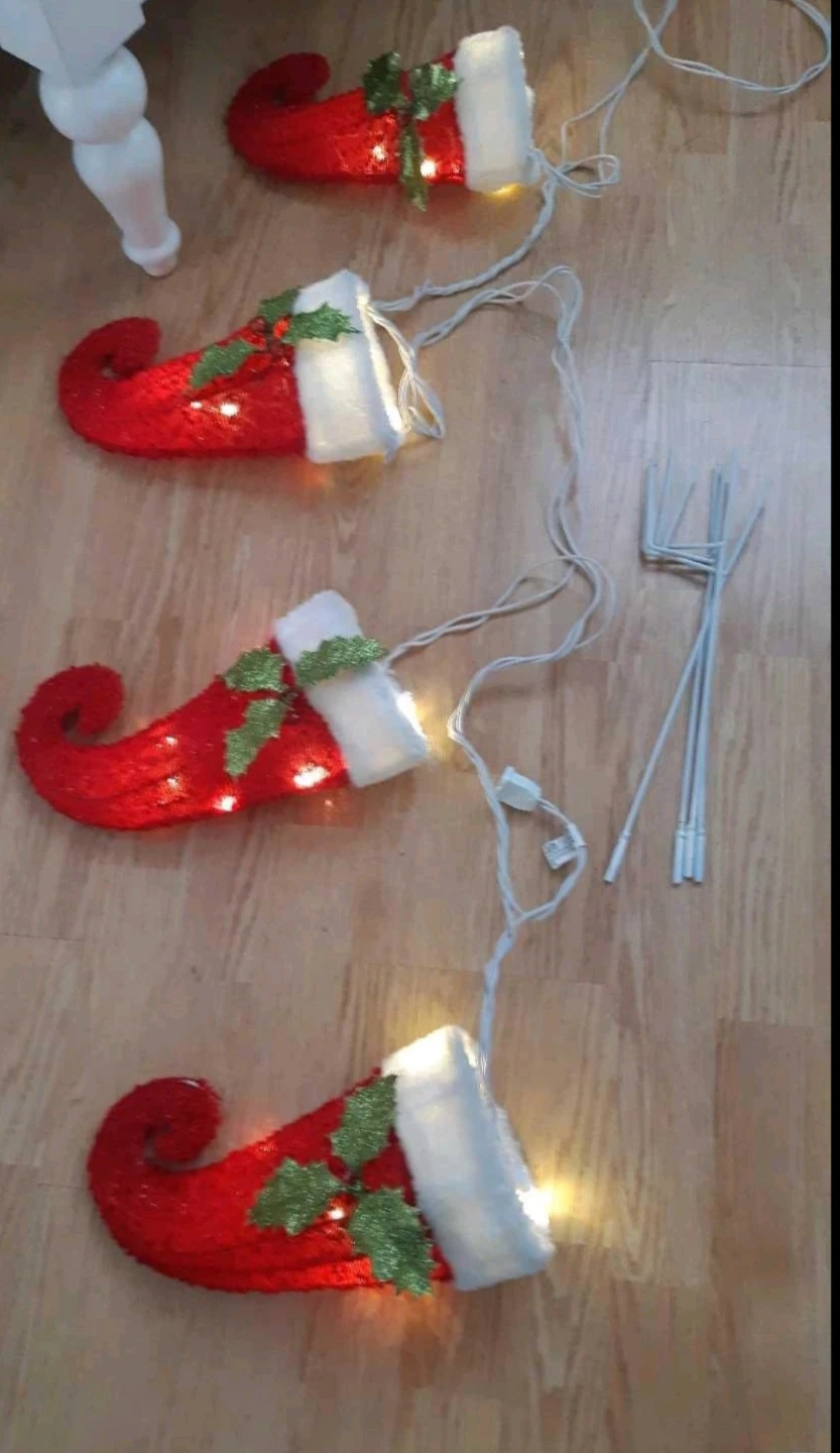 Christmas Elf Hats String Path Lights - photo 4