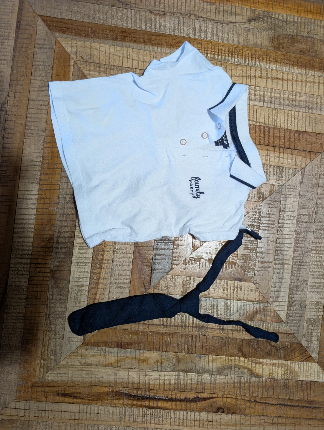 Polo with tie - 6 month