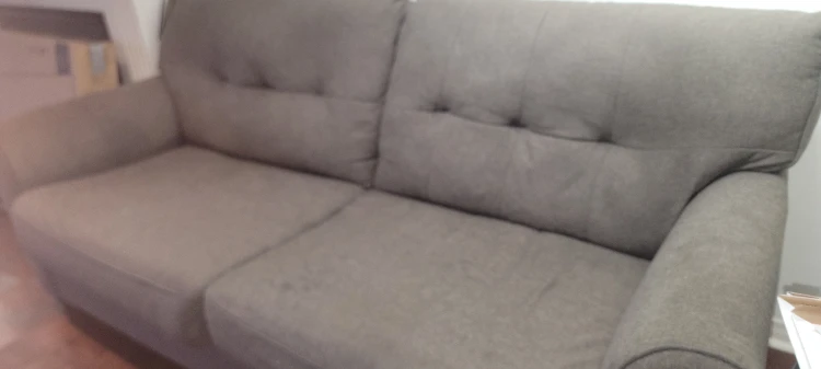 Grey Two-Seater Sofa