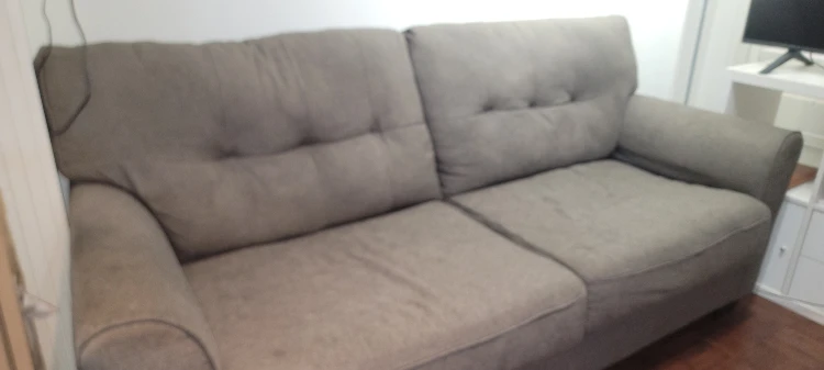 Grey Two-Seater Sofa - photo 2