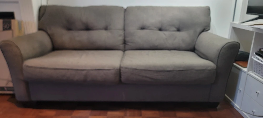 Grey Two-Seater Sofa - photo 3