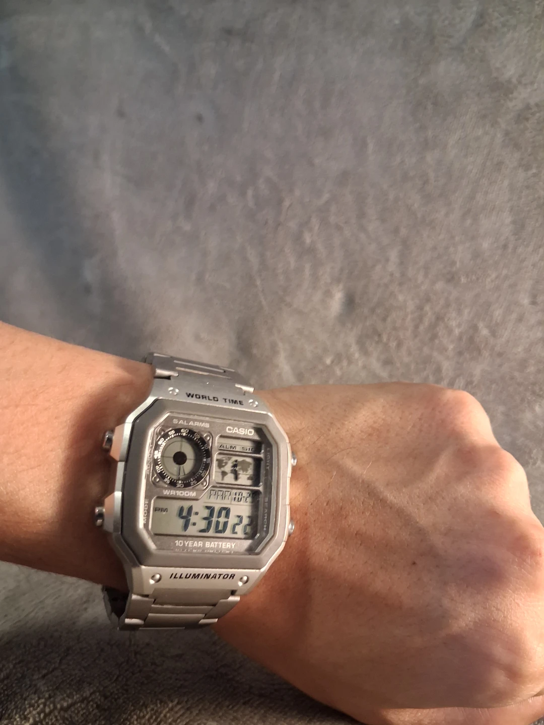 Casio World Time AE-1200WH Digital Watch - photo 3