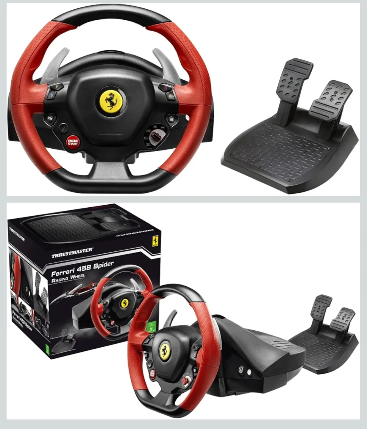 Thrustmaster Ferrari 458 Spider Racing Wheel & Pedals Xbox / PC - photo 4