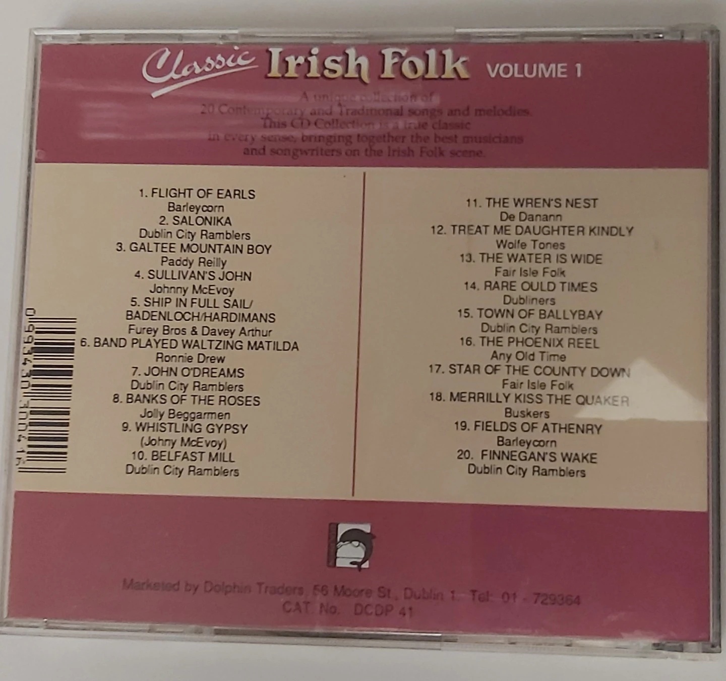 Classic Irish Folk Volume 1 CD - photo 2