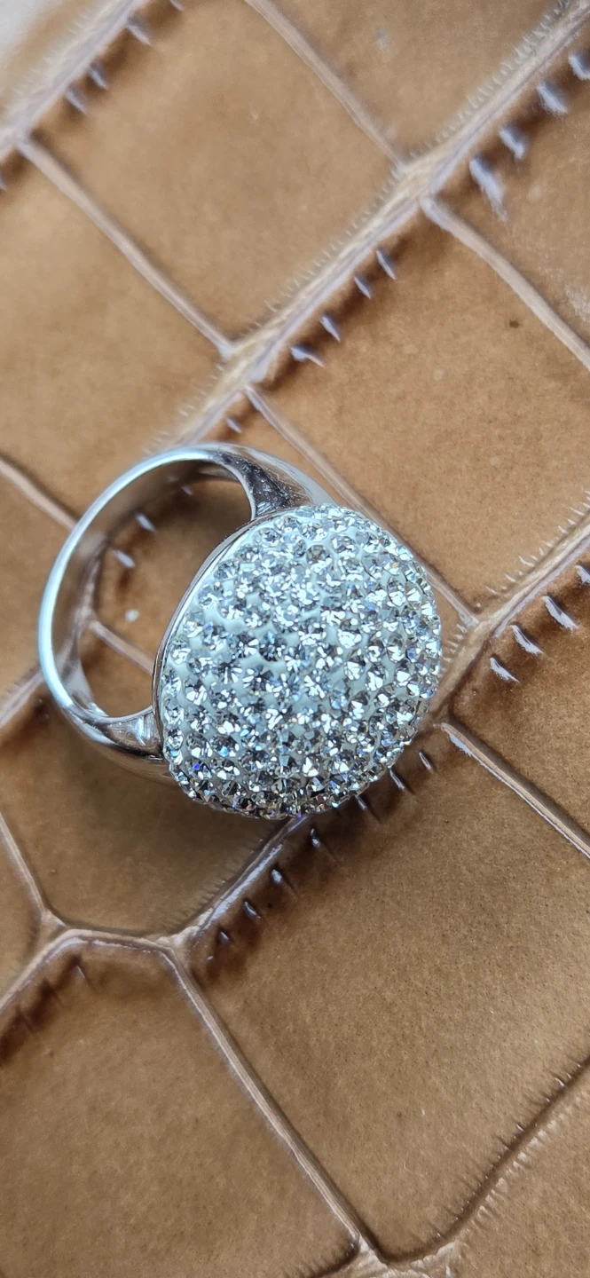 Swarovski crystal dome statement ring - photo 4