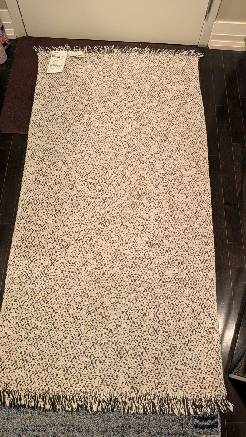 Rugs, IKEA KORKAR and Chenille Bath Mat