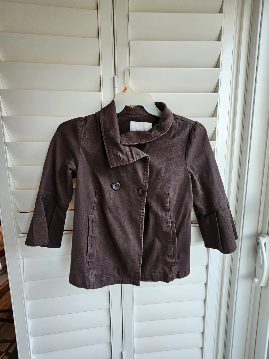 Old Navy Brown Cropped Jacket - photo 2