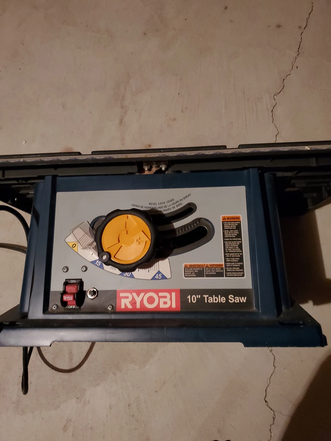 Ryobi 10" Table Saw - photo 2