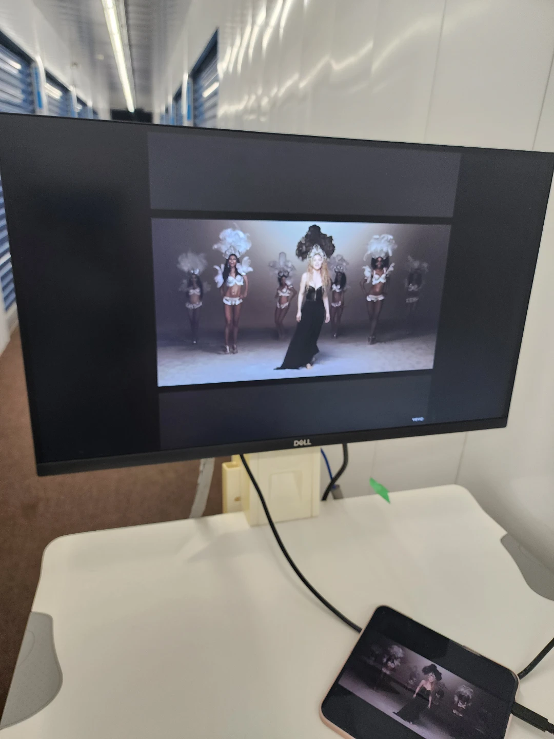 Dell Monitor on Adjustable Stand