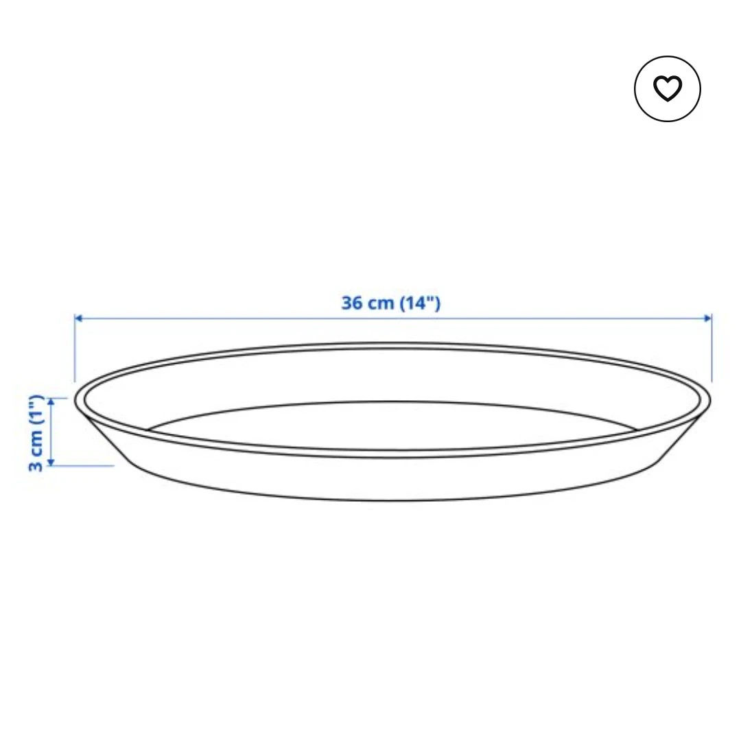 IKEA KRUSTISTEL Bamboo Round Tray - Set of 2 - photo 3