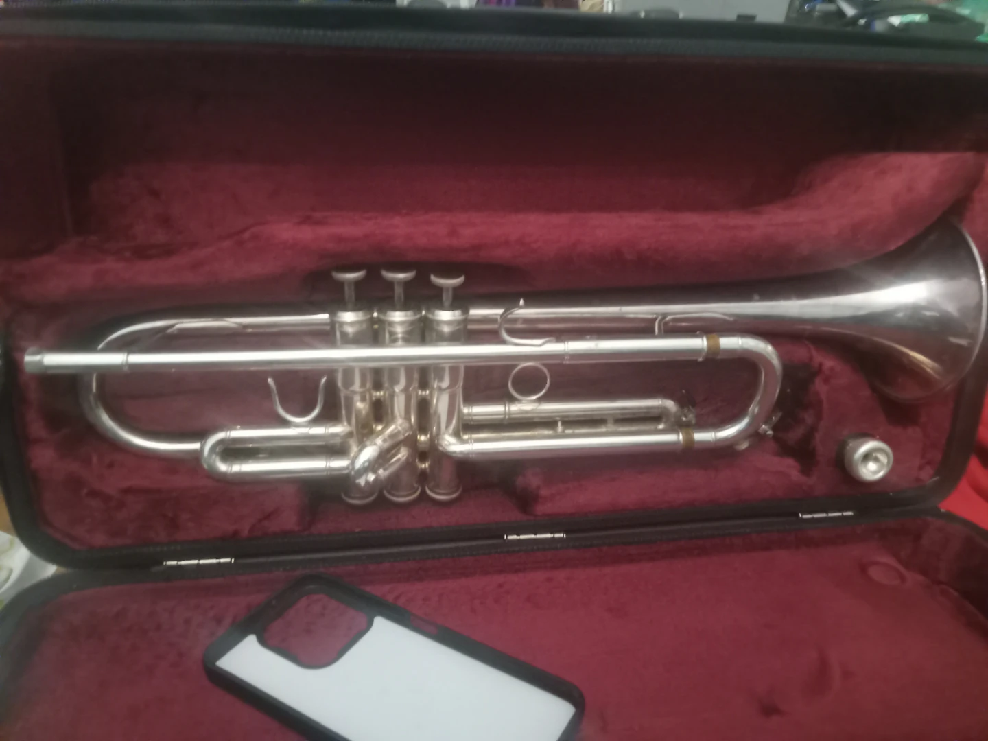 Marching band silver trumpet - photo 2