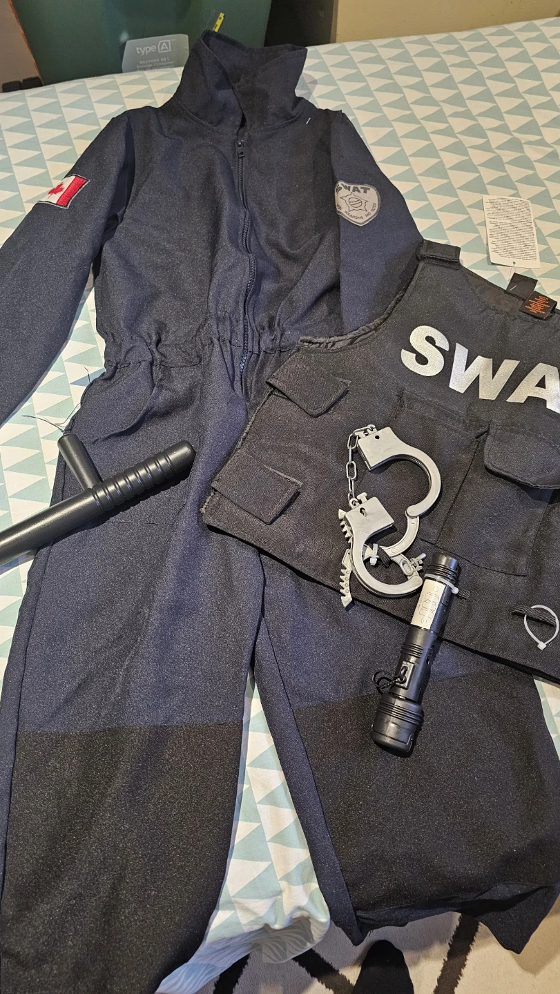 Kids SWAT Costume Size 6-7 - photo 3