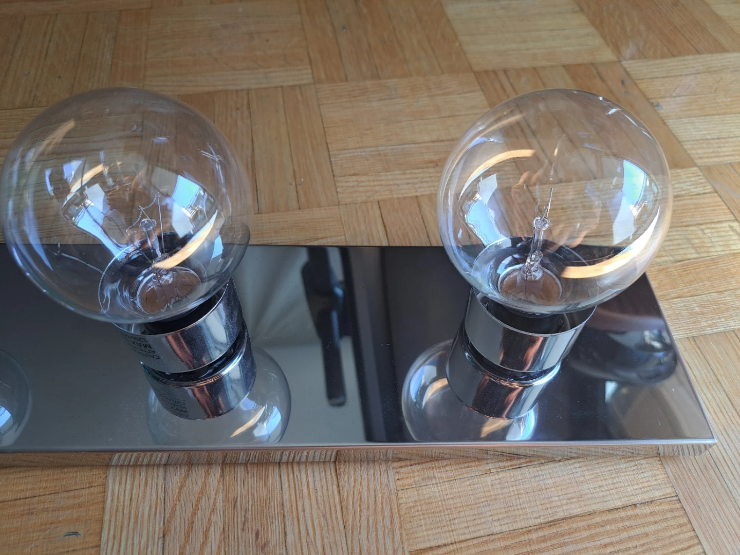 3-Light Chrome Vanity Fixture - photo 4