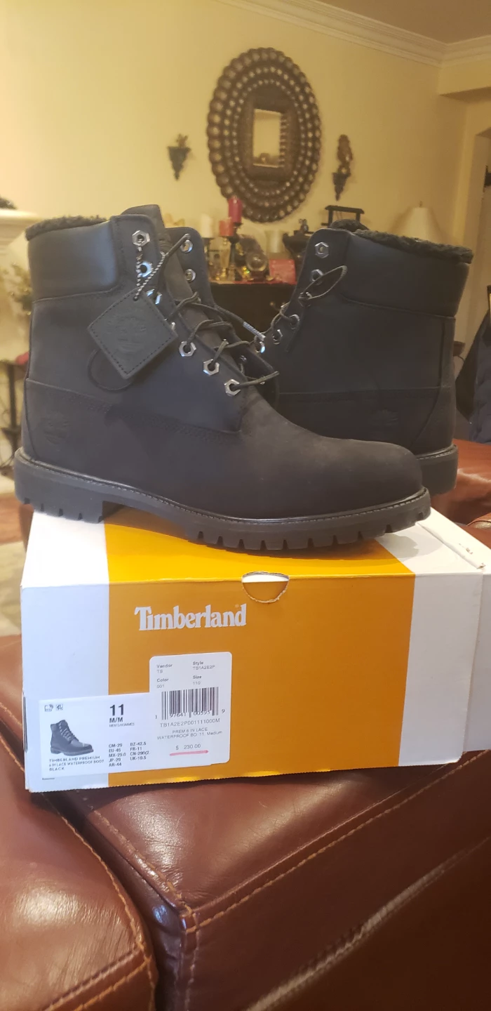 Timberland Premium 6-Inch Waterproof Boots (BLACK) - Size 11 - photo 4