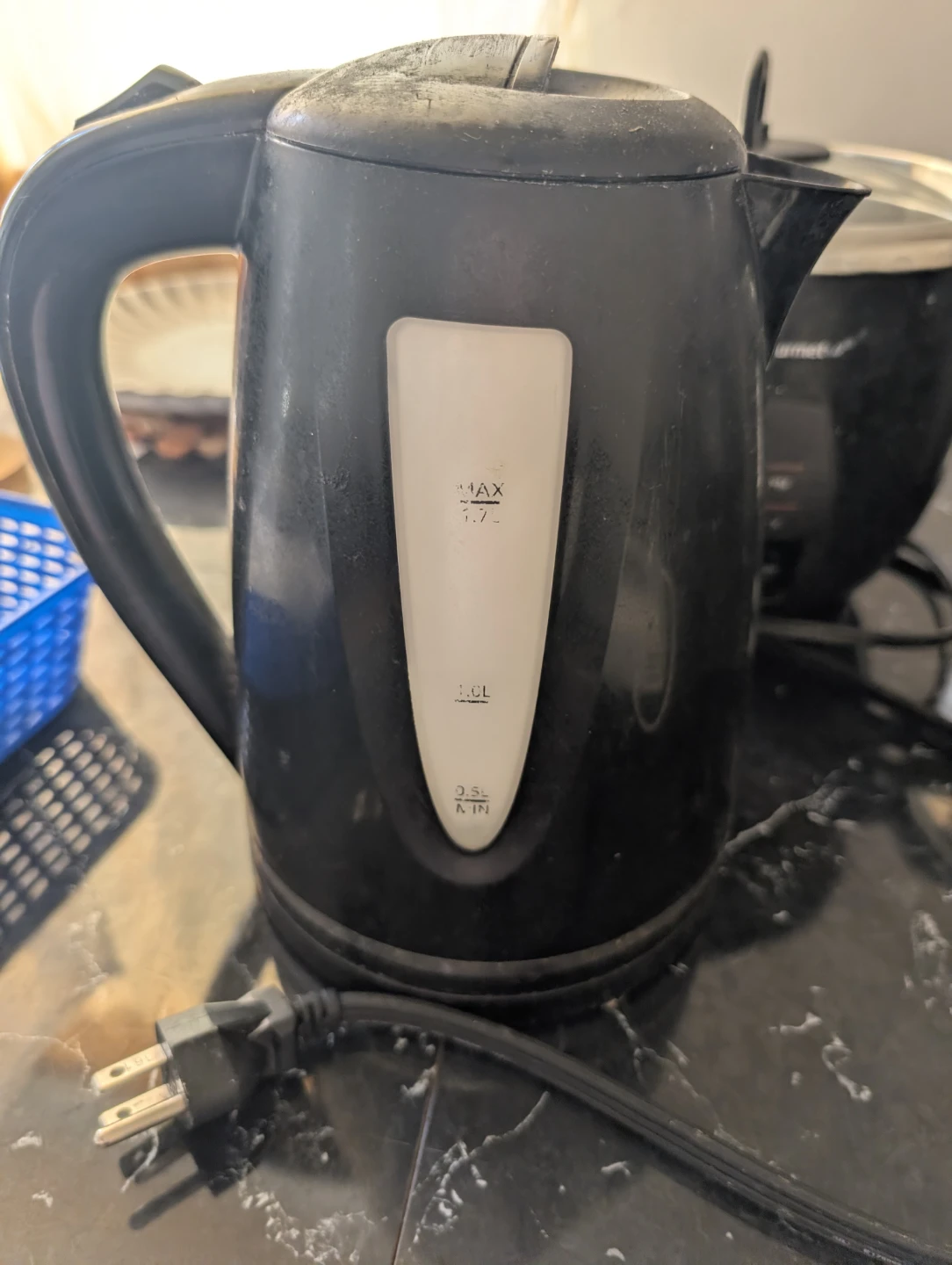 Black Electric Kettle 1.7L