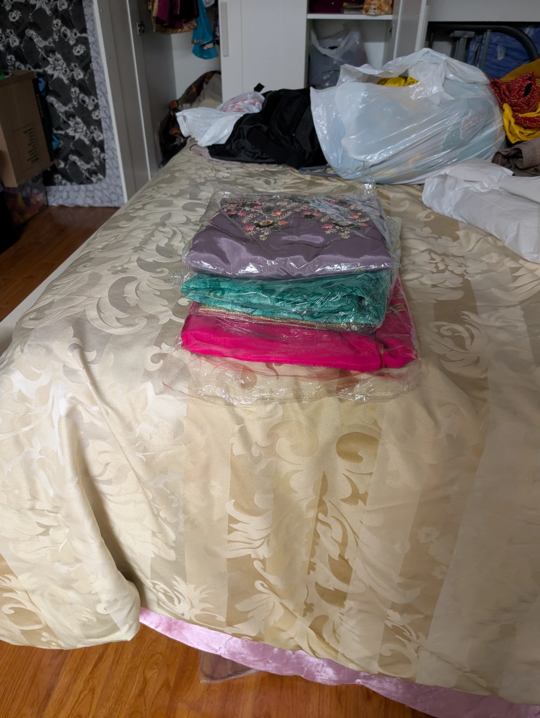 3-Piece Embroidered Unstitched Suit Set $20  each